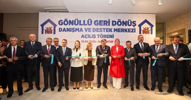 Gaziantep te Suriyelilerin gönüllü geri dönüşü için danışma ve destek merkezi açıldı