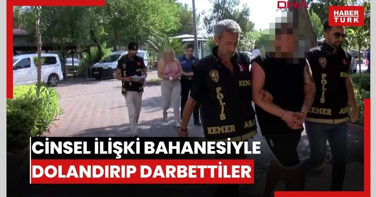 18 yaşından küçük 3 kişiyi, cinsel ilişki bahanesiyle dolandırıp darbettiler