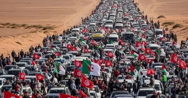 Yüz binlerce aktivist Gazze için Mısır da: İlk gösteri yapıldı, hedef Refah!