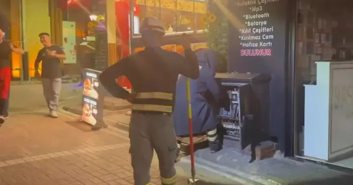 Trafoya giren fare paniğe neden oldu