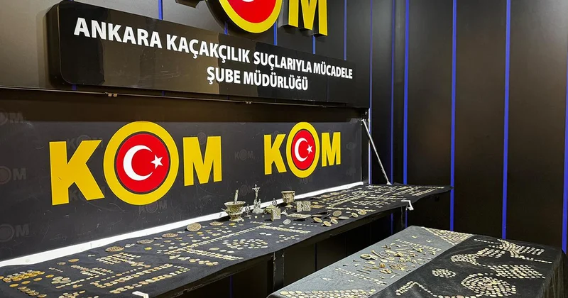 Yurt dışına kaçırılmaya çalışılan çok sayıda tarihi esere el kondu