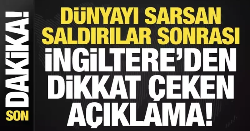 Son dakika: İsrail in dünyayı ayağa kaldıran sonrası İngiltere den dikkat çeken açıklama!