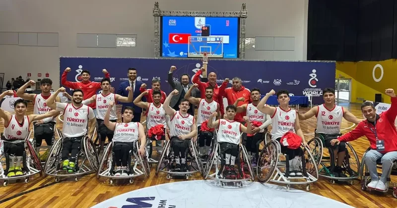 23 Yaş Altı Tekerlekli Basketbol Sandalye Milli Takımımız, İsrail i 84 sayı farkla ezip geçti