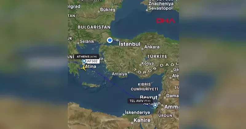 İsrail, başkanlık uçağını Yunanistan’a gönderdi