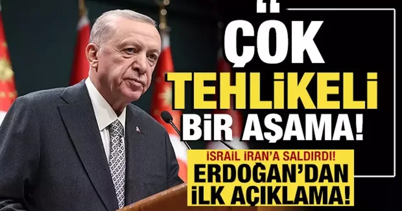 Cumhurbaşkanı Erdoğan dan İsrail in İran a yönelik saldırılarına ilişkin ilk açıklama!