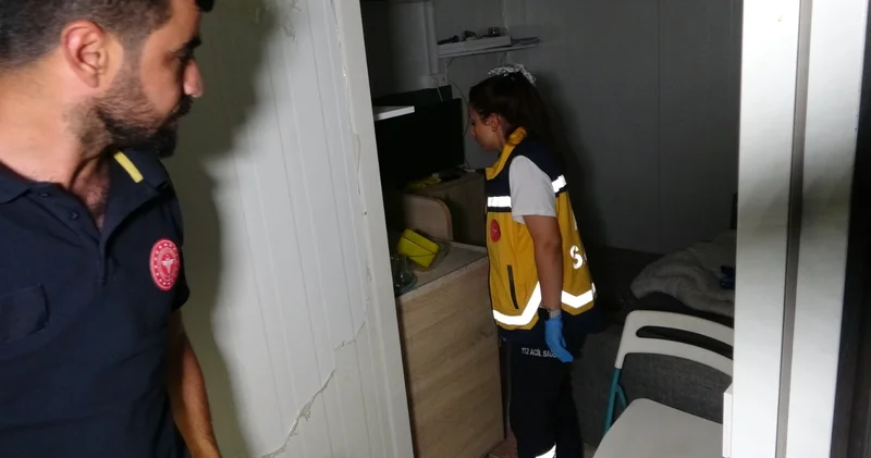 Adıyaman da konteynerden gelen kötü koku teyakkuza geçirdi