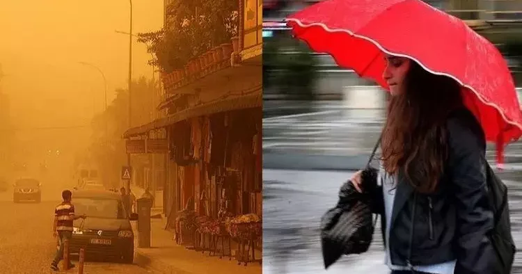 Yaz havasına biraz mola! Meteoroloji den toz taşınımı ve yağış uyarısı