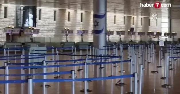 İsrail den İran a saldırı sonrası Ben Gurion Havalimanı boşaldı
