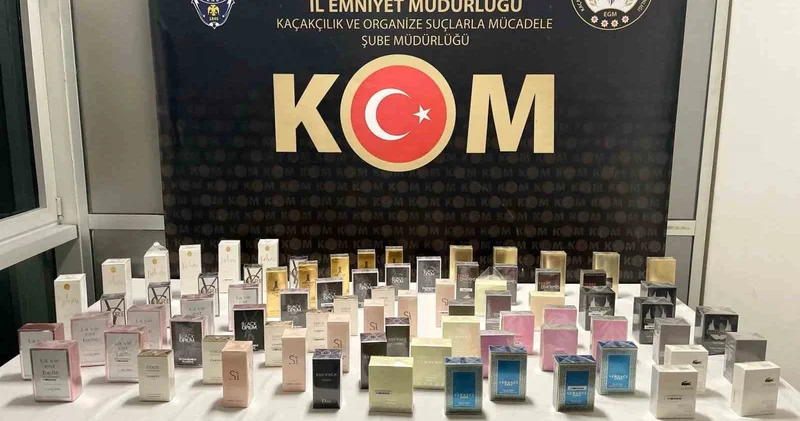 Kütahya’da kaçak parfüm operasyonu