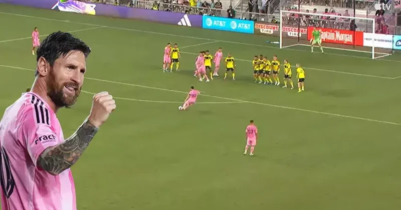 Lionel Messi gol perdesini muhteşem frikikle açtı! Fanatik Spor Haberleri Video
