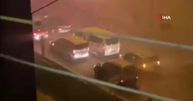Asker eğlencesi adı altında magandalık pes dedirtti! Havaya defalarca silah sıktılar