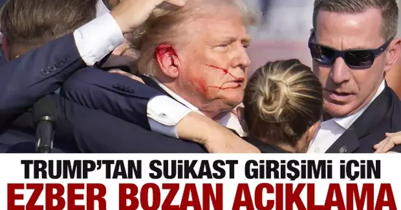 Trump tan suikast girişimiyle ilgili ezber bozan açıklama