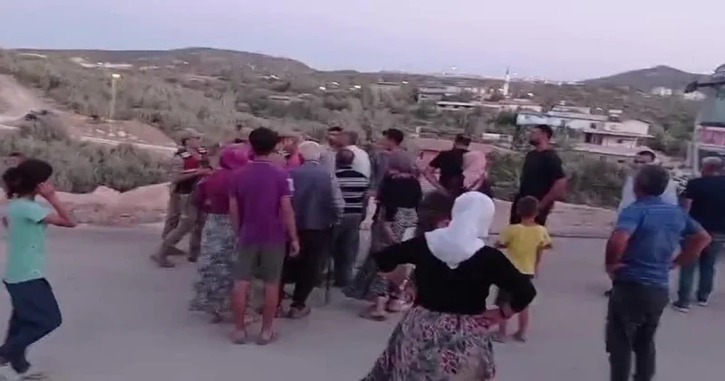 Taş ocağına karşı yapılan protestoda 6 kişi gözaltına alındı