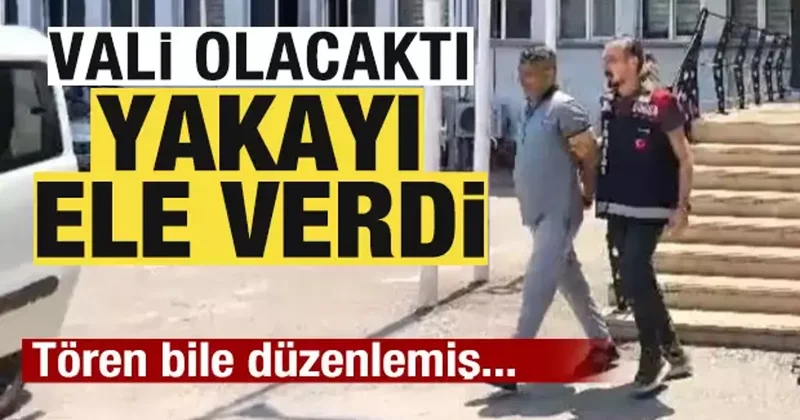 Müftü, kaymakam derken vali olacaktı, yakayı ele verdi! Tören bile düzenlemiş
