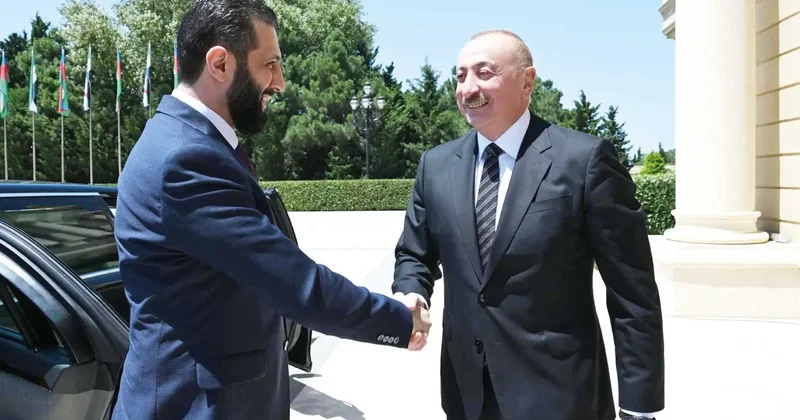 Şara Bakü’ye gitti... Azerbaycan gazı Türkiye’den Suriye’ye akacak