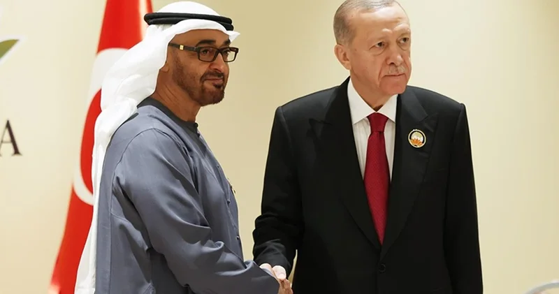 Cumhurbaşkanı Erdoğan, BAE Devlet Başkanı Bin Zayed Al Nahyan la Terörsüz Türkiye yi görüştü