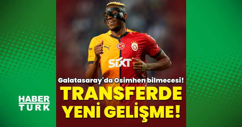 Osimhen transferinde yeni gelişme: Galatasaray dan yeni teklif! Futbol Haberleri
