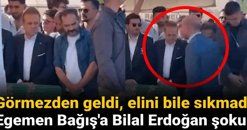 Egemen Bağış a Bilal Erdoğan şoku! Görmezden geldi, elini bile sıkmadı