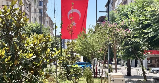 Siirt te kamu binalarına ve caddelere Terörsüz Türkiye ye destek için Türk bayrakları asıldı Siirt Haberleri