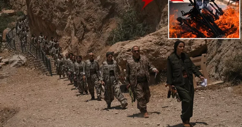 Silah yakma sonrası gözler PKK nın üzerinde! 11 terör kampı boşaltılacak