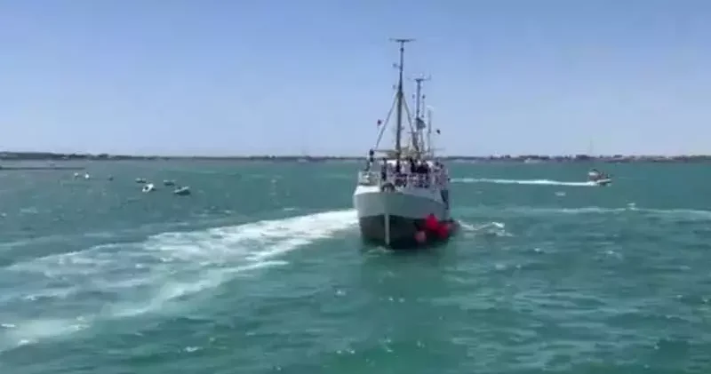 Özgürlük Filosu nun yeni yardım gemisi Handala İtalya dan hareket etti