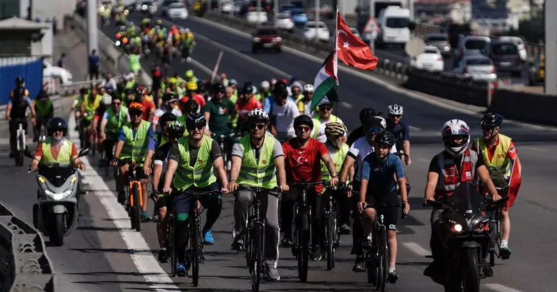 Anlamlı 15 Temmuz etkinliği... “Tek Bayrak Altında Kardeşlik İçin Pedal Çevir”