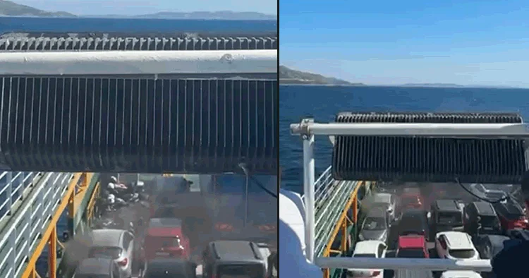 Marmara Adası açıklarında feribotta yangın çıktı: 200 yolcu tahliye ediliyor