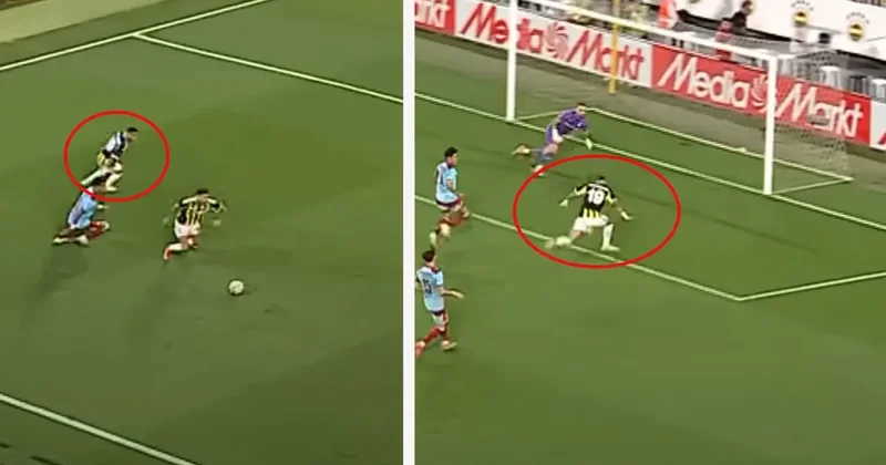 Turu getiren gol! 2 pozisyon arasındaki saniye inanılmaz