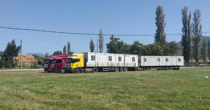 AFAD konteynerleri Sındırgı’da