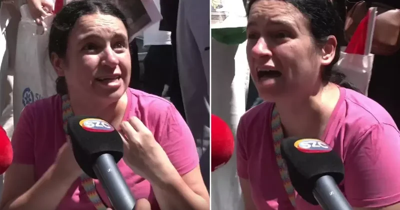 Mülakat mağduru öğretmen bakanlık önündeki eylemde sinir krizi geçirdi