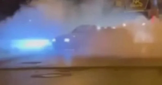 Drift atan sürücüye 57 bin lira para ceza VİDEO İZLE