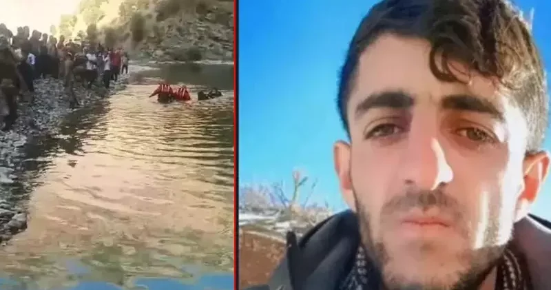 Bitlis te derede balçığa saplanan genç boğuldu