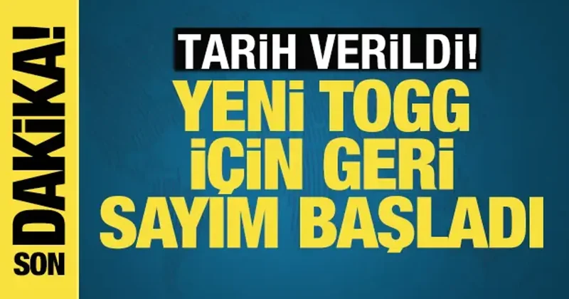 Togg yeni modelinin çıkış tarihini duyurdu