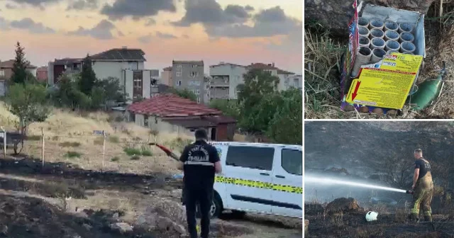 İstanbul da havai fişekle yangın çıkaran şüpheli tutuklandı: Merak ettiğim için aldım İstanbul Haberleri
