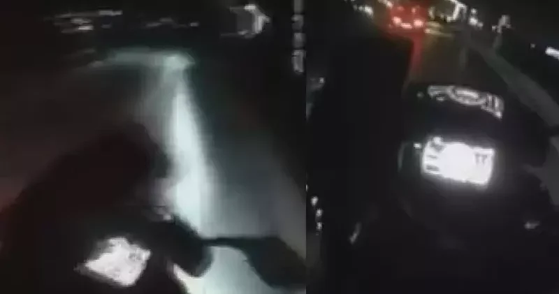 Küçükçekmece de refüje çarpan motosiklet sürücüsü öldü