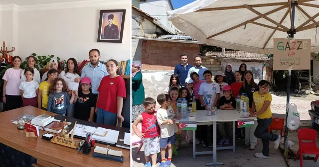 Çorum dan Filistin e uzanan yardım eli: Çocuklar limonata satarak kazandıkları 10 bin 660 lirayı Filistinli akranlarına bağışladı Hayat Haberleri