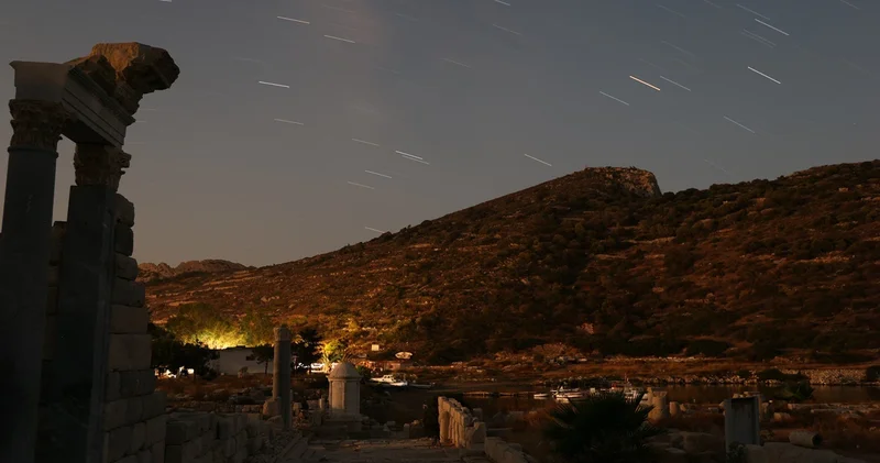 Perseid meteorlardan Muğla semalarında görsel şölen