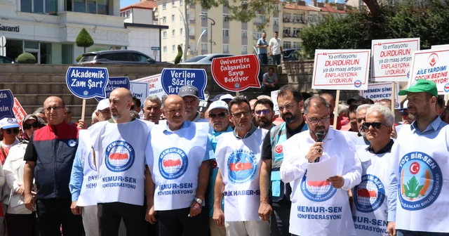 Memur Sen Yozgat Şubesinden 8. Dönem Kamu Toplu Sözleşmesine ilişkin basın açıklaması Yozgat Haberleri