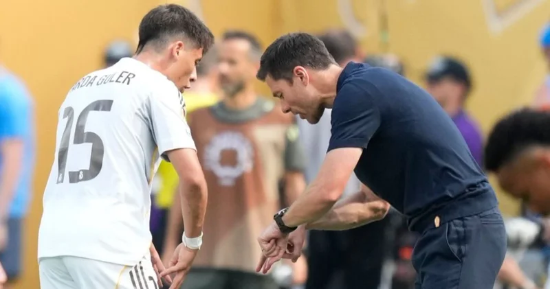 Real Madrid in sahadaki yeni patronu Arda Güler in Tirol maçı performansı