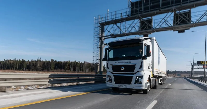 İnsansız tır 24 saatte 1600 kilometre gitti
