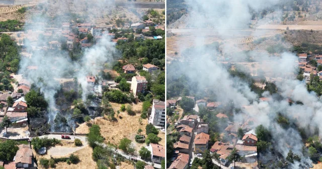 Tokat ta boş arazideki yangın büyümeden söndürüldü Tokat Haberleri