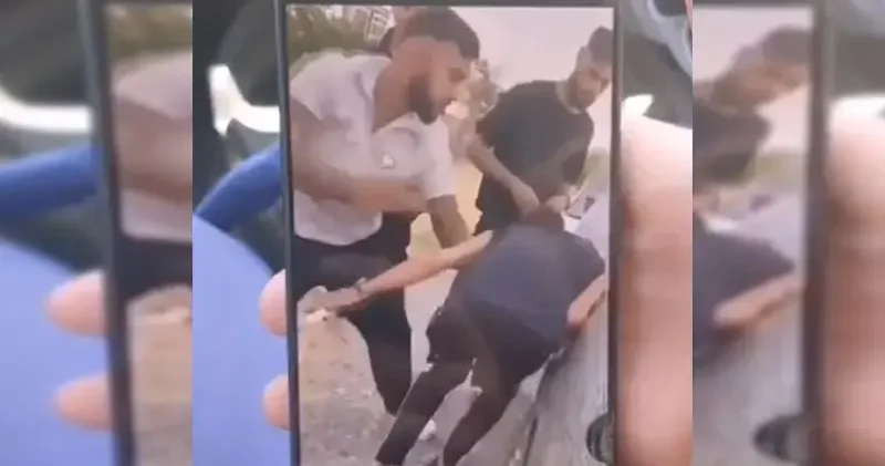 Boş araziye götürdükleri kişiyi darbedip görüntüsünü paylaştılar; 2 tutuklama