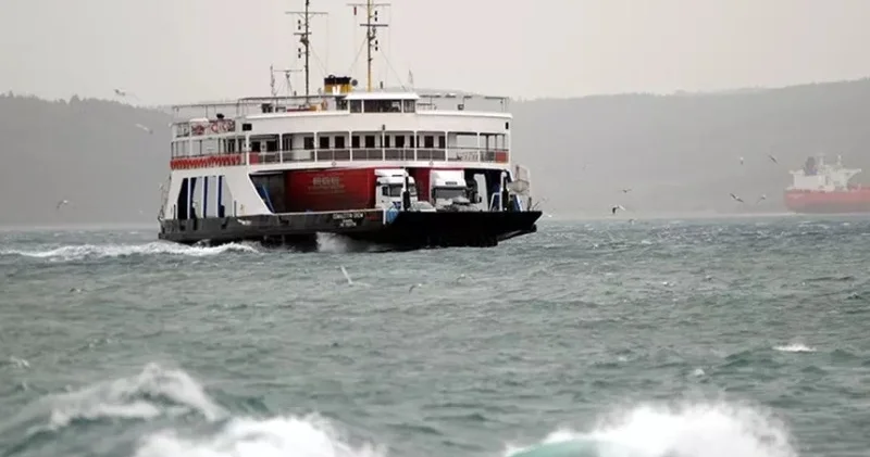 Güney Marmara da yarınki feribot seferleri hava koşulları nedeniyle iptal edildi