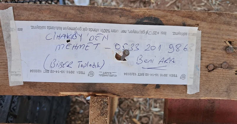 Duyarlı vatandaştan tarla sahibini duygulandıran davranış