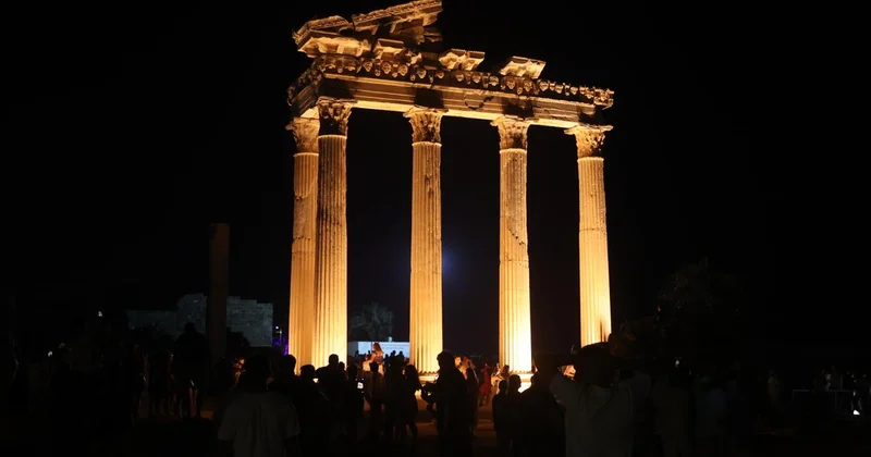 Gece müzeciliği Antalya daki antik kentleri daha da canlandırdı