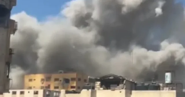 İsrail binlerce savunmasız Filistinli nin sığındığı UNRWA okullarını vurdu VİDEO İZLE