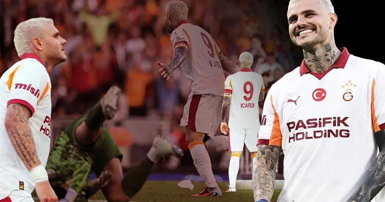 Galatasaray da sahne yine Mauro Icardi nin! Arjantinli den Metin Oktay selamı
