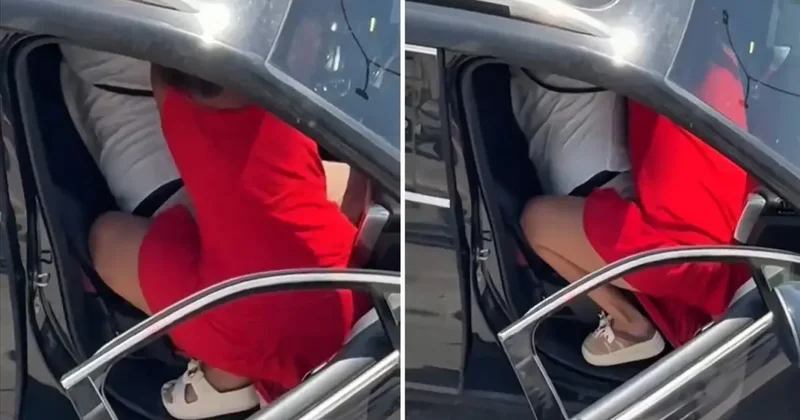 Genç kadın, nişanlısını böyle bıçakladı: Dehşet anları saniye saniye kamerada