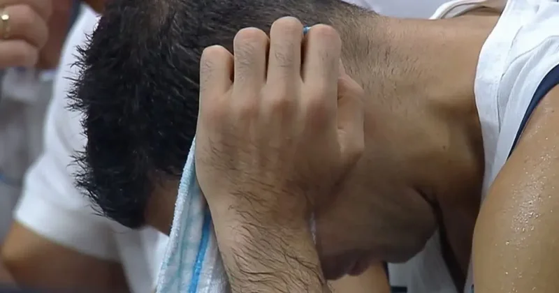 Tarihi maça damga vuran an! Kostas Sloukas gözyaşlarını tutamadı
