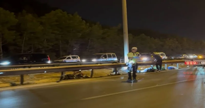 Genç sürücünün hayatı bariyerde son buldu! Balçova da motosiklet kazası